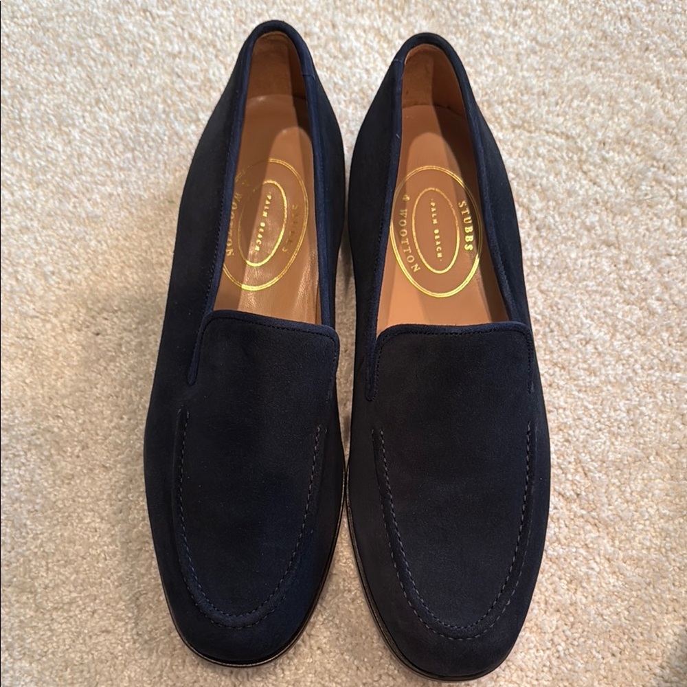 Brand new - Stubbs & Wootton Blue Loafers Slip-Ons